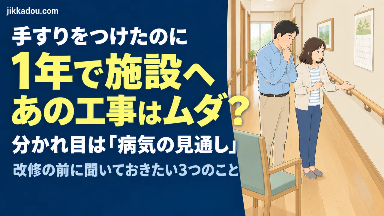 改修したのに1年で施設へ——費用はムダだったのか