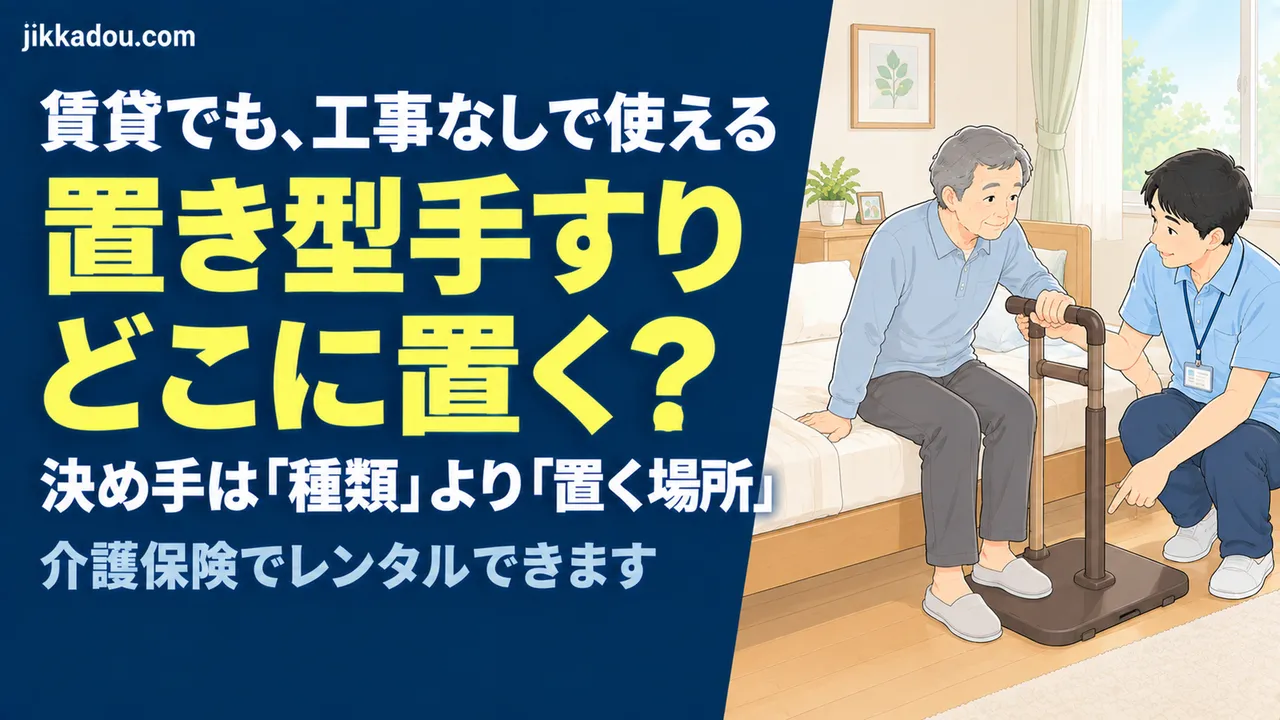 置き型手すり、どこに置く？——PTが見た置き場所の失敗
